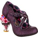 Irregular Choice Favourite Flavour Ice Cream Sundae Heels in Dark Purple 4751-01B