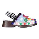 Irregular Choice Your Biggest Fan Summer Clogg Sandals in Black